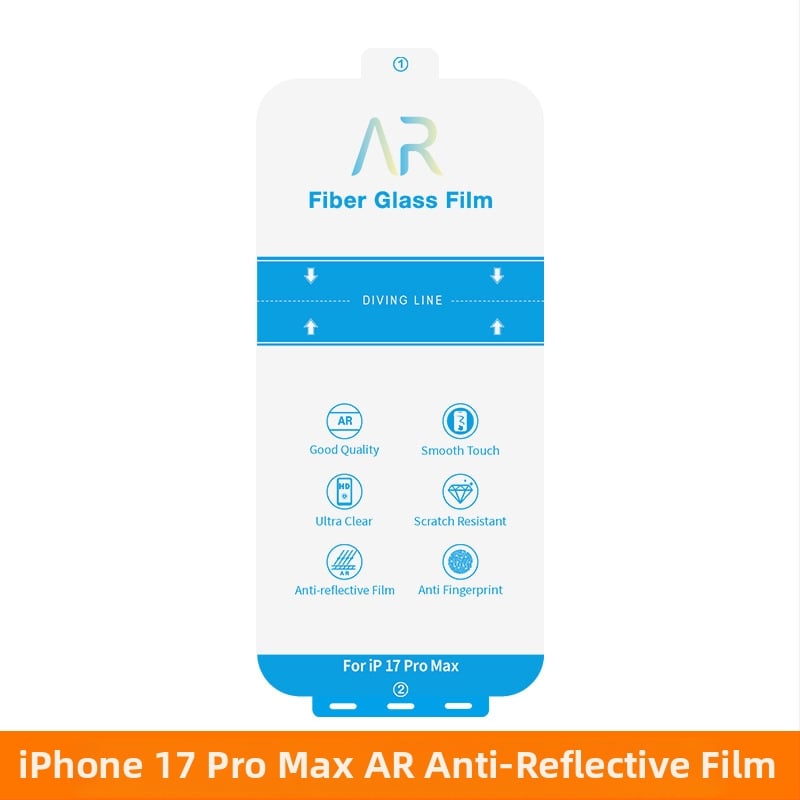 Priekšējā ekrāna aizsargs no hidrogel filmas iPhone 17 – HD, izturīgs pret kritieniem, pašatjaunojošs