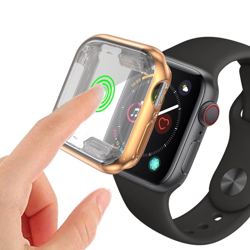 TPU kućište za Apple Watch s integriranim zaštitnim folijom zaslona – Soft Ultra zaštitno kućište za S10