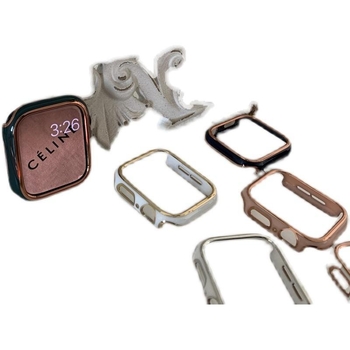 Apple Watch védőtok elektroplatinált kerettel, PC anyagból