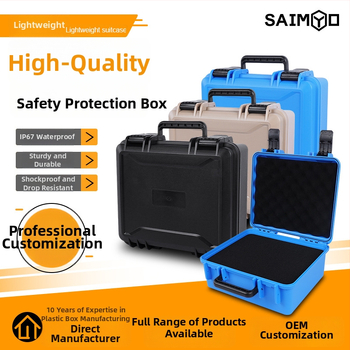 Cutie de scule din plastic, cu protecție, impermeabilă, rezistentă la umezeală, etanșă, portabilă