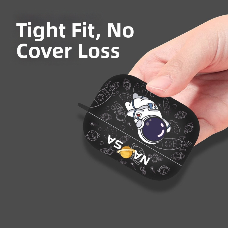 TPU kaitseümbris AirPods Pro 3. põlvkonna (2025) ja AirPods 4. põlvkonna jaoks — käsitöö, karikatuuristiil, kohandatav