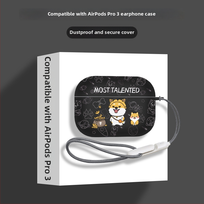 TPU kaitseümbris AirPods Pro 3. põlvkonna (2025) ja AirPods 4. põlvkonna jaoks — käsitöö, karikatuuristiil, kohandatav