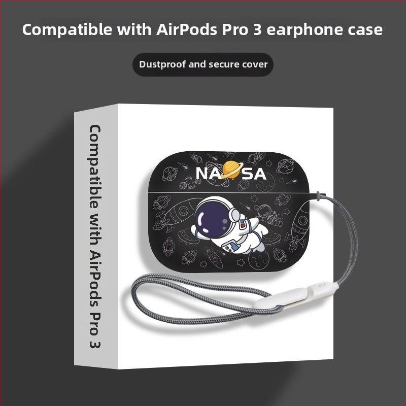 TPU kaitseümbris AirPods Pro 3. põlvkonna (2025) ja AirPods 4. põlvkonna jaoks — käsitöö, karikatuuristiil, kohandatav