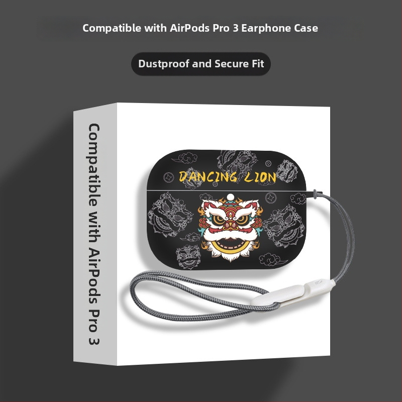 TPU kaitseümbris AirPods Pro 3. põlvkonna (2025) ja AirPods 4. põlvkonna jaoks — käsitöö, karikatuuristiil, kohandatav