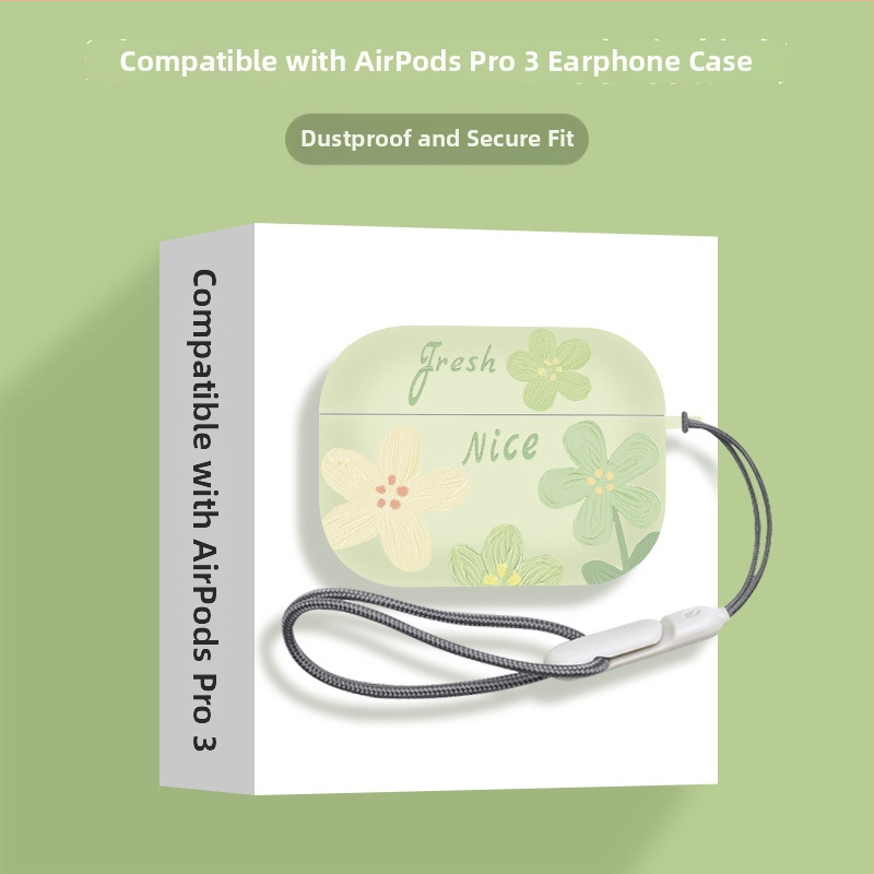 TPU kaitseümbris AirPods Pro 3. põlvkonna (2025) ja AirPods 4. põlvkonna jaoks — käsitöö, karikatuuristiil, kohandatav