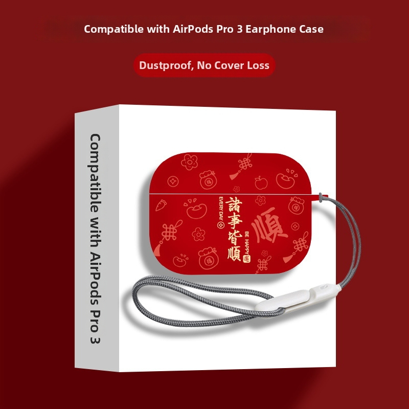 TPU kaitseümbris AirPods Pro 3. põlvkonna (2025) ja AirPods 4. põlvkonna jaoks — käsitöö, karikatuuristiil, kohandatav