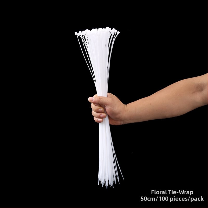 Самозатягаща се флорална лента, найлоново и пластмасово закопчаване за букети