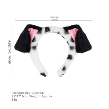 Pliušpeavõru dalmaatsia motiiviga – käsitöö, segamaterjalid, unisex, kevad 2025