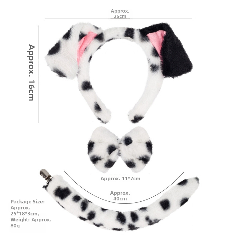 Pliušpeavõru dalmaatsia motiiviga – käsitöö, segamaterjalid, unisex, kevad 2025