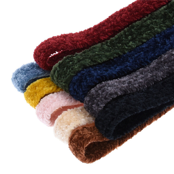 Lulubon Plyšová chenille páska na odevy a DIY doplnky, 3 m, neelastická