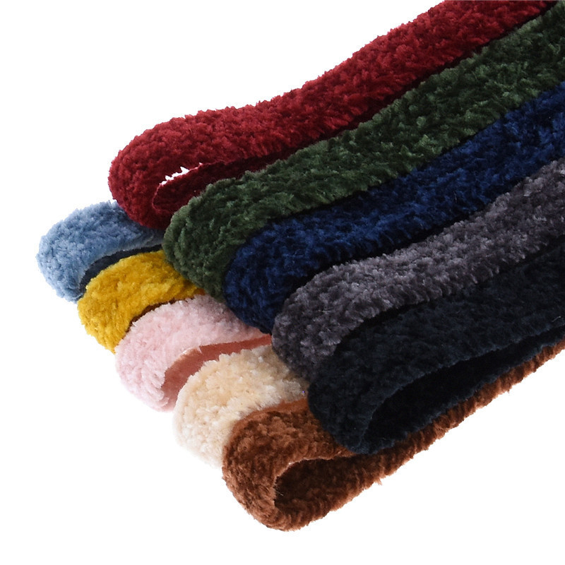 Lulubon Plyšová chenille páska na odevy a DIY doplnky, 3 m, neelastická