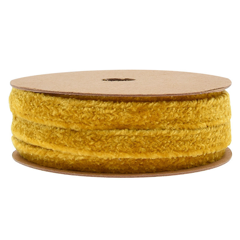 Lulubon Plyšová chenille páska na odevy a DIY doplnky, 3 m, neelastická