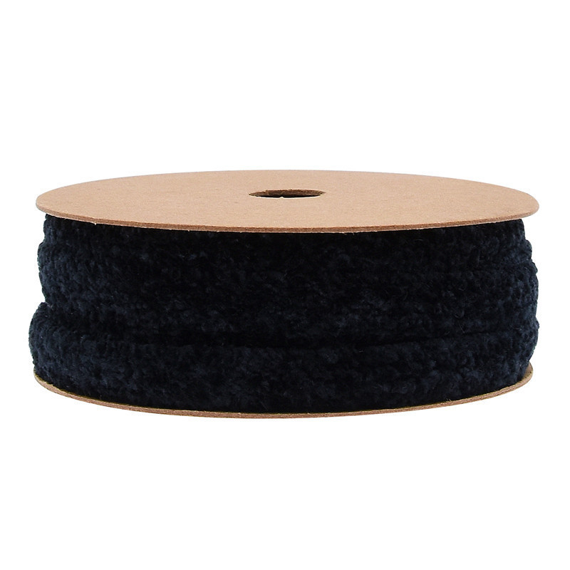 Lulubon Plyšová chenille páska na odevy a DIY doplnky, 3 m, neelastická