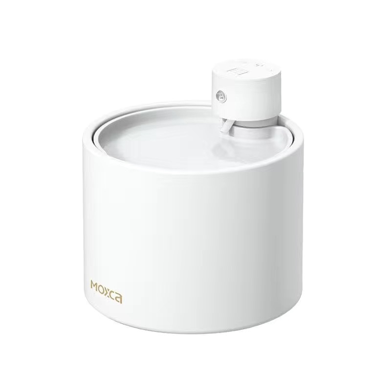 Автоматичен диспенсер за вода за домашни любимци, керамичен резервоар, безжичен презареждащ модел, разглобяем дизайн, вода с постоянна температура, подходящ за котки и кучета