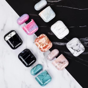 Polikarbonatno kućište s mramornim uzorkom, potpuno pokriveno za AirPods Pro 2. generaciju i AirPods 1/2/3. generacije