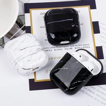 Polikarbonatno kućište s mramornim uzorkom, potpuno pokriveno za AirPods Pro 2. generaciju i AirPods 1/2/3. generacije