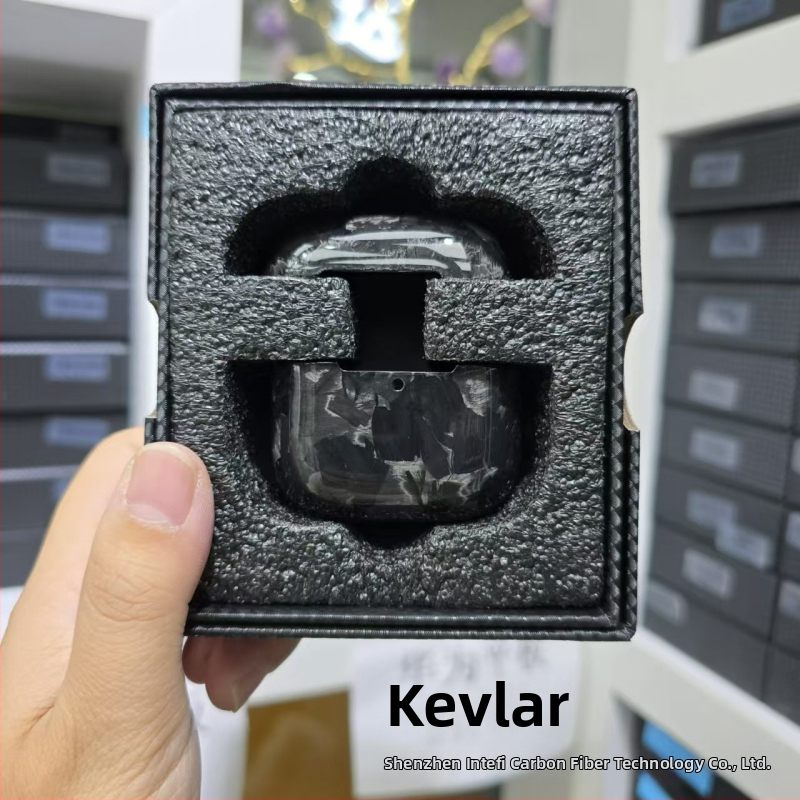 Pouzdro AirPods 4 – Kevlar, ručne vyrobené, univerzálne, YQ