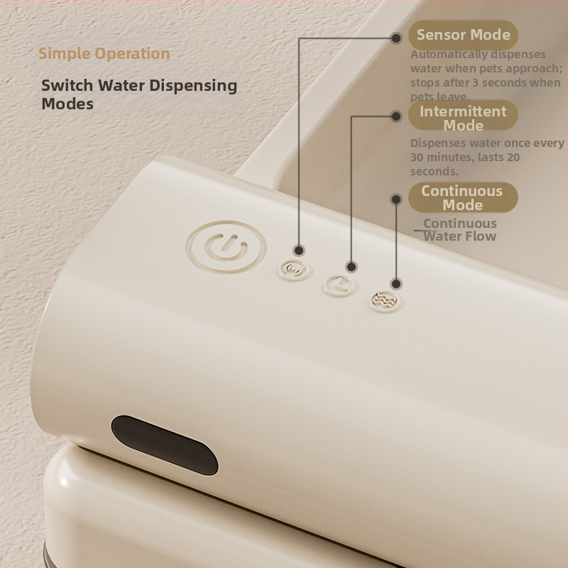 Интелигентен диспенсър за вода за домашни любимци XX001 за кучета и котки — сваляем дизайн, 600 g, без контрол чрез приложение