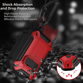 Калъф за защита за AirPods 4 и AirPods Pro 2 | PC материал, спрейовано покритие, многофункционален твърд/мек корпус