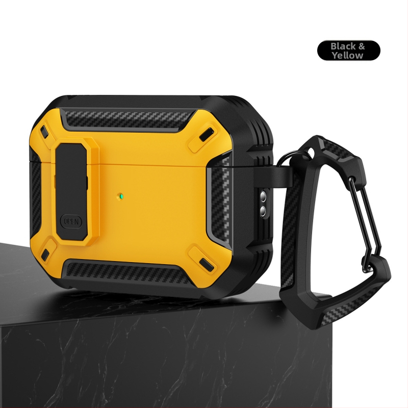 Калъф за защита за AirPods 4 и AirPods Pro 2 | PC материал, спрейовано покритие, многофункционален твърд/мек корпус