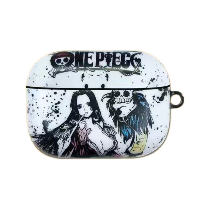 One Piece вдъхновен TPU защитен калъф за Apple AirPods Pro 2 – релефен дизайн, възможност за персонализация
