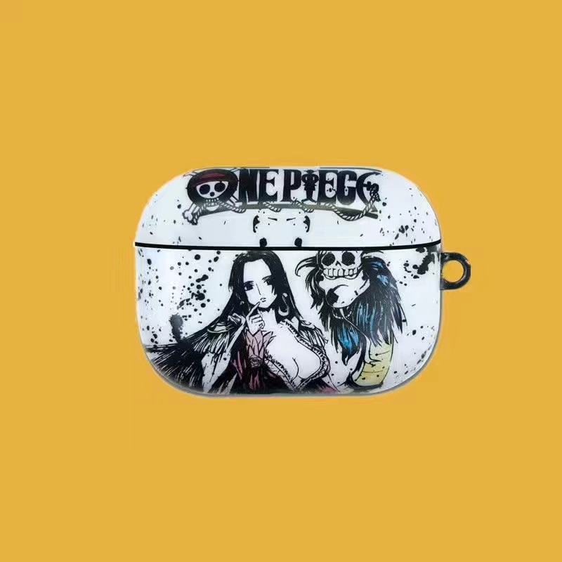 One Piece вдъхновен TPU защитен калъф за Apple AirPods Pro 2 – релефен дизайн, възможност за персонализация