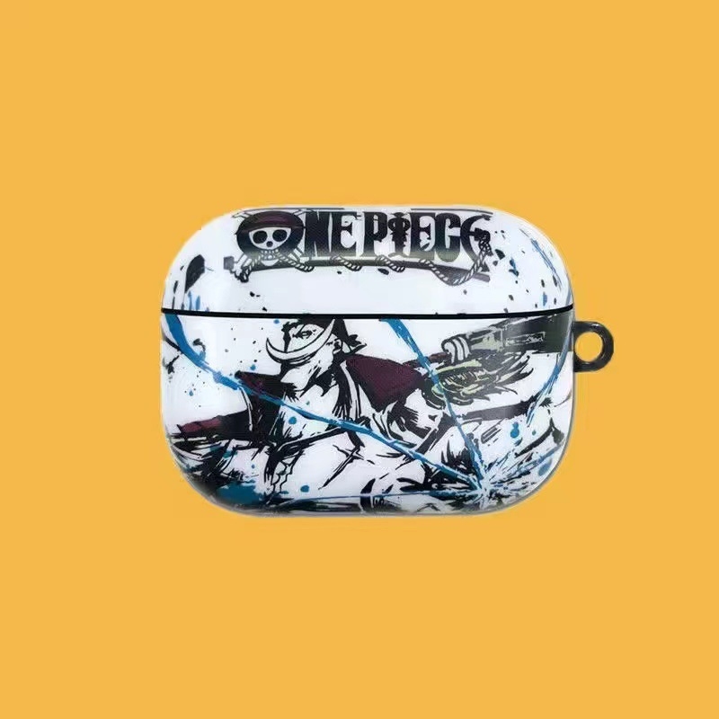 One Piece вдъхновен TPU защитен калъф за Apple AirPods Pro 2 – релефен дизайн, възможност за персонализация