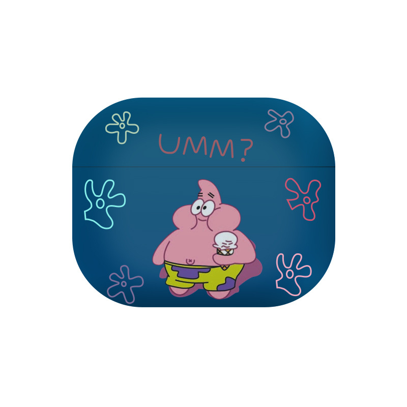 AirPods Pro 2 TPU калъф – карикатурен стил, спрей изработка, съвместим с Apple, поддръжка за персонализация