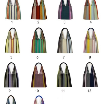 M Brand Hammock Tote, gradski stil, prava koža, cilindrični oblik, zatvoren otvor, skriveni džep sa zipom