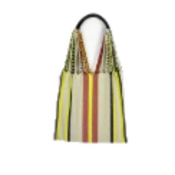 M Brand Hammock Tote, gradski stil, prava koža, cilindrični oblik, zatvoren otvor, skriveni džep sa zipom