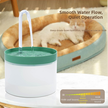 Умно устройство за пиене на вода за домашни любимци — котки и кучета, модел 449, разглобяемо, автоматична циркулация и филтрация