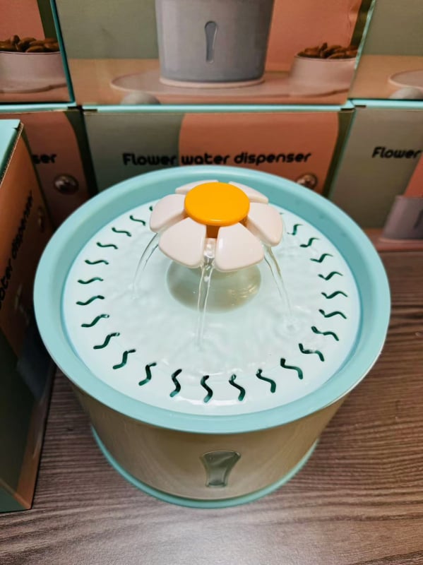 Умно устройство за пиене на вода за домашни любимци — котки и кучета, модел 449, разглобяемо, автоматична циркулация и филтрация