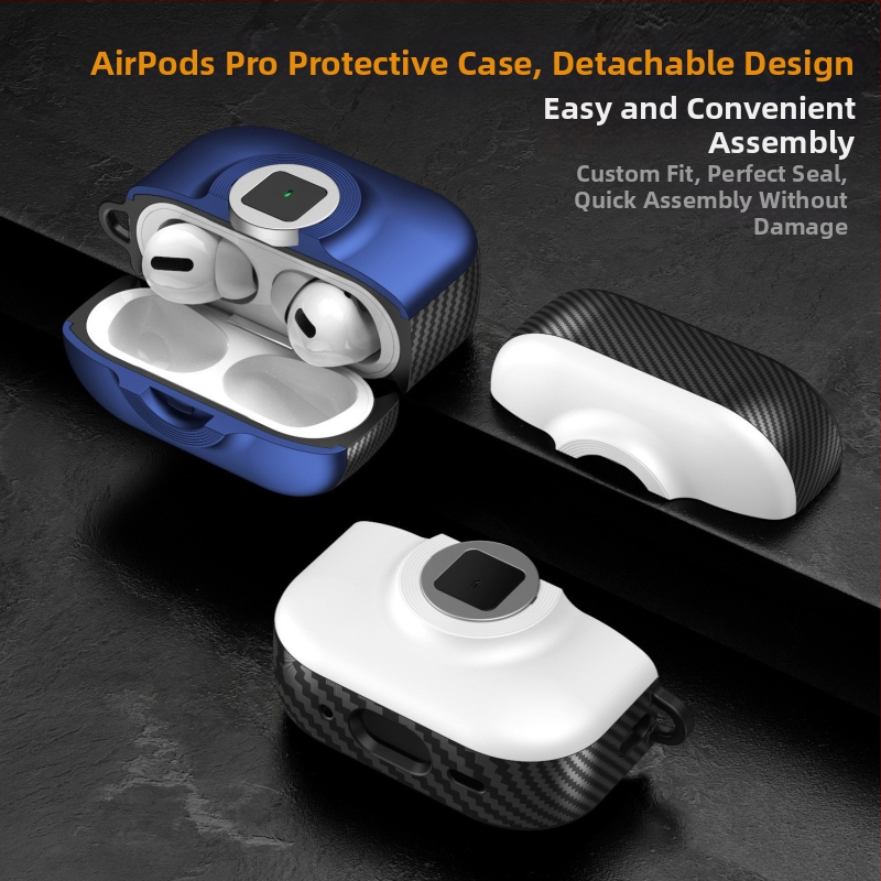 AirPods Pro 2 kaitsekorpus loova lülititega - TPU, graveerimine, reljeef, kohandatav