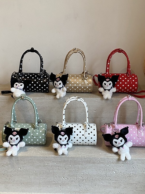 PU cilindrična crossbody torbica sa zatvaračem, unutarnja podstava od poliestera, mali kružni stil za svakodnevnu upotrebu