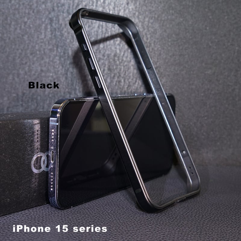 Кейс за iPhone 15 Pro Max — ултра-тънък метален рамков корпус, против изпускане, разсейване на топлината, анодирана обработка (Модел 24731020116)