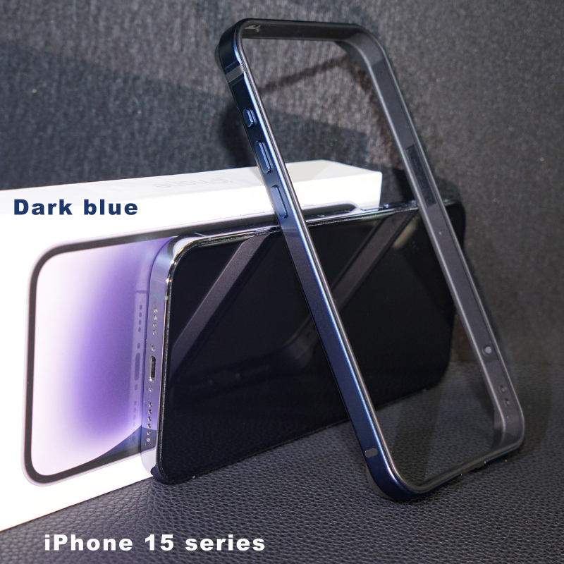 Кейс за iPhone 15 Pro Max — ултра-тънък метален рамков корпус, против изпускане, разсейване на топлината, анодирана обработка (Модел 24731020116)