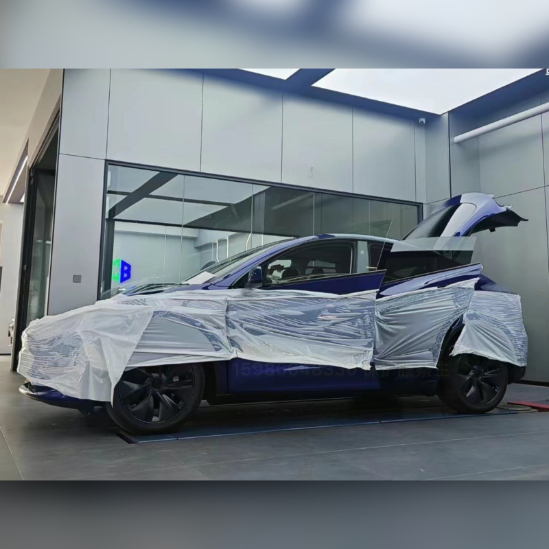 Folie PVC de protecție auto pentru vopsire, reparații și modificări la faruri