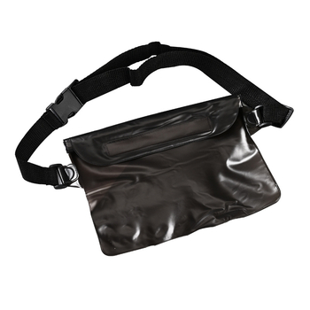 Поясна водоустойчива чанта за телефон, голям капацитет, PVC материал, затваряне с велкро, подходяща за плуване и водни спортове