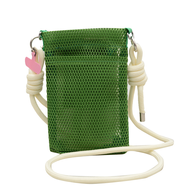 Torba za telefon preko ramena, unisex, urbano minimalistički stil; poliester, zatvarač, vertikalni pravokutni oblik, unutarnji pretinac za fotografije, bez podstave, za svakodnevnu uporabu