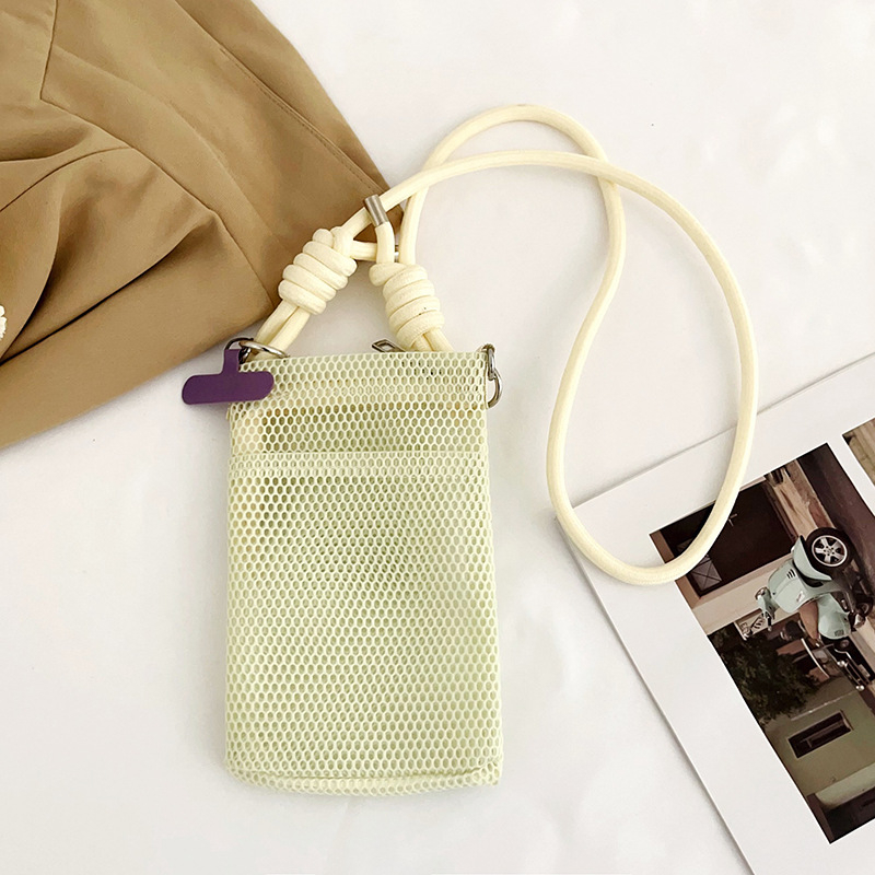 Torba za telefon preko ramena, unisex, urbano minimalistički stil; poliester, zatvarač, vertikalni pravokutni oblik, unutarnji pretinac za fotografije, bez podstave, za svakodnevnu uporabu