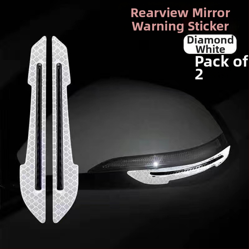Protukolizijska traka za vrata i retrovizore automobila - reflektirajući PET epoxy materijal - ugradnja usisnom čašom - univerzalno