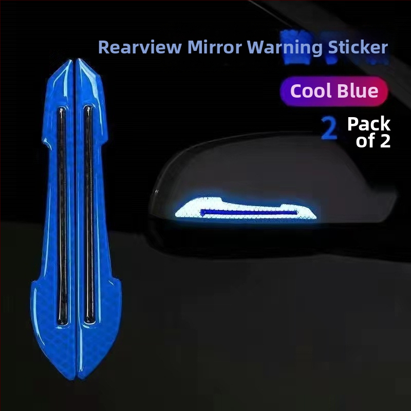 Protukolizijska traka za vrata i retrovizore automobila - reflektirajući PET epoxy materijal - ugradnja usisnom čašom - univerzalno
