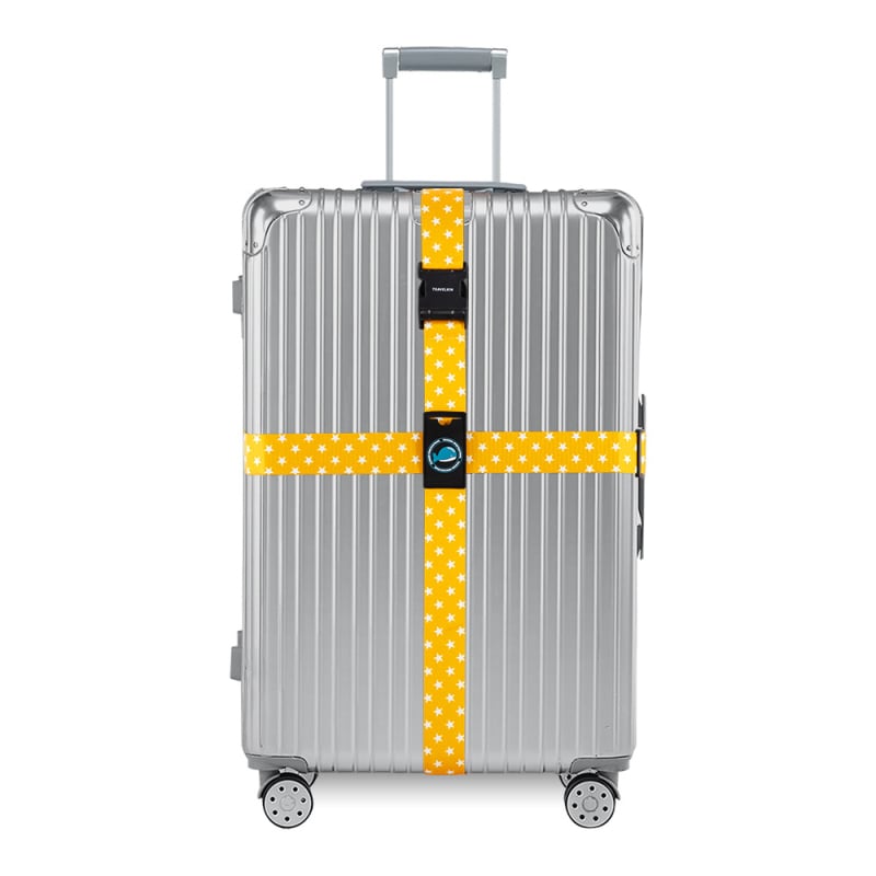 Travelkin Curele de bagaje din poliester – Unisex, Primăvara 2024, Tipărire – Accesorii pentru bagaje