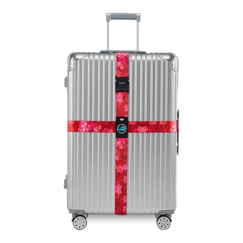 Travelkin Curele de bagaje din poliester – Unisex, Primăvara 2024, Tipărire – Accesorii pentru bagaje