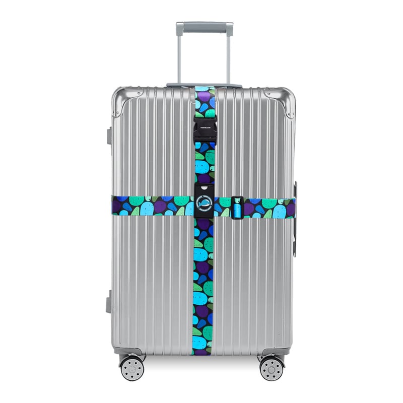 Travelkin Curele de bagaje din poliester – Unisex, Primăvara 2024, Tipărire – Accesorii pentru bagaje