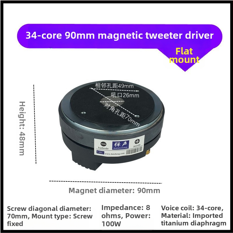 Profesionāla raga tweeter vadības galva – 25/34/44/51/75/100 kodolu konfigurācijas