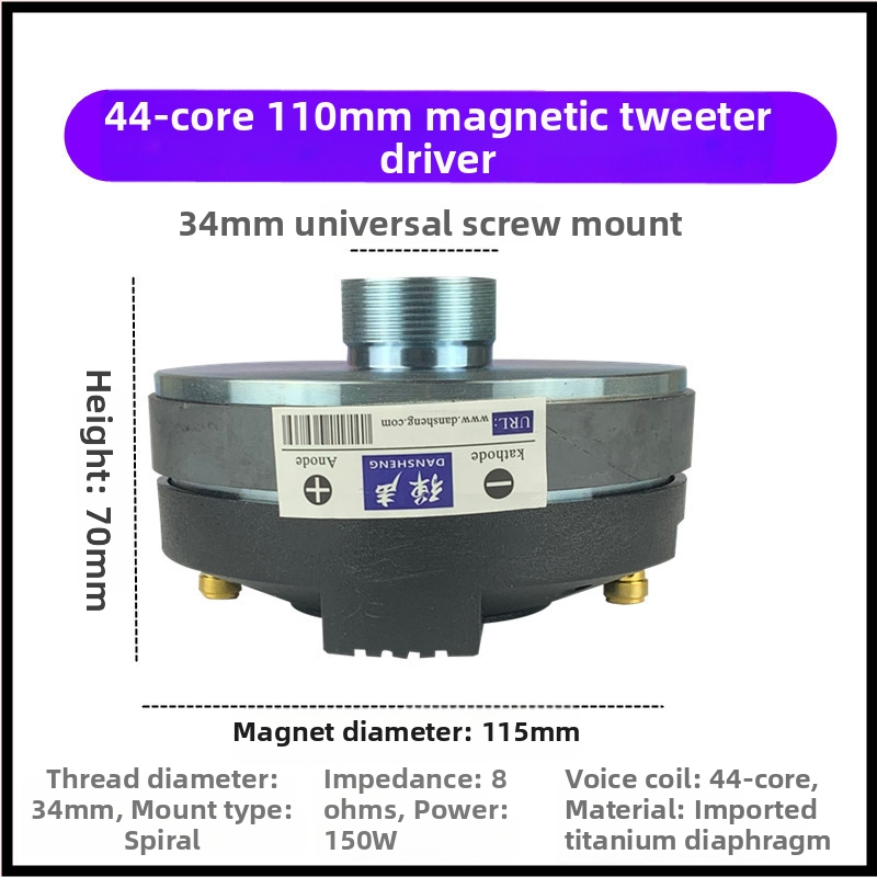 Profesionāla raga tweeter vadības galva – 25/34/44/51/75/100 kodolu konfigurācijas