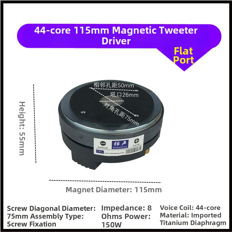 Profesionāla raga tweeter vadības galva – 25/34/44/51/75/100 kodolu konfigurācijas