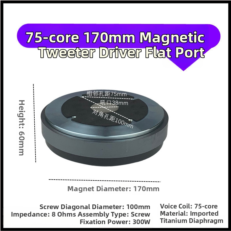 Profesionāla raga tweeter vadības galva – 25/34/44/51/75/100 kodolu konfigurācijas