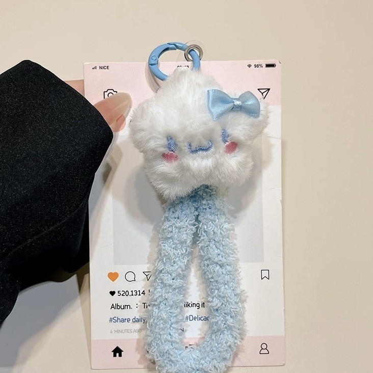 Pluš privjesak za mobitel s Miffy zečićem, PP užad, metalna kopča